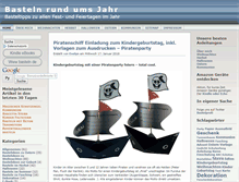 Tablet Screenshot of basteln-rund-ums-jahr.de